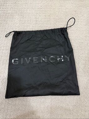 Givenchy black drawstring dust bag